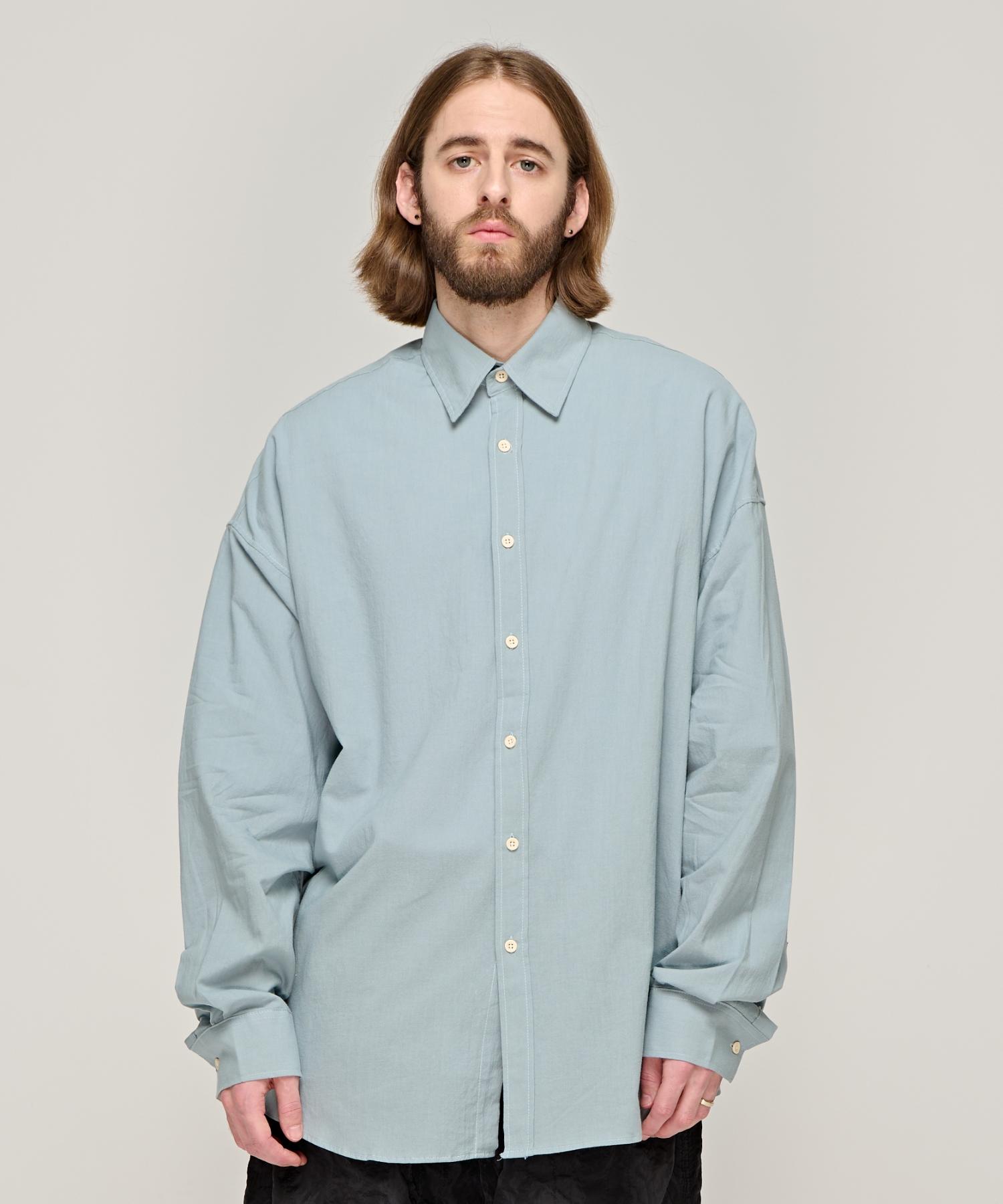 Cargo Bros Cb Pastel Poplin Overshirt (Mint) Free