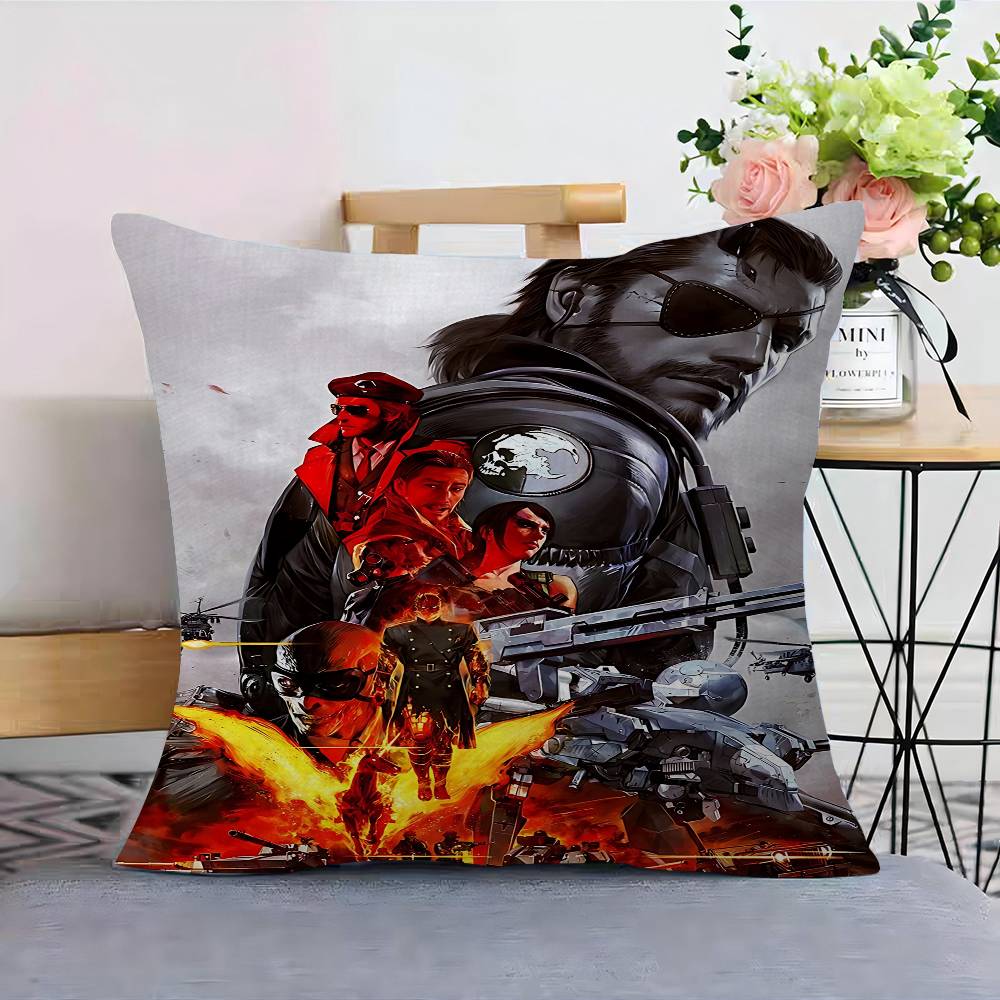 Game Metal Gear Rising Revengeance Pillowcase Toon Gift Cushion Cover Bedroom Home Sofa Chair Seat Decor Pillow Case