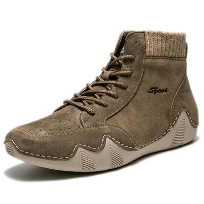 Duże rozmiary ręcznie robione buty ze skóry dwoinowej męskie mokasyny wygodne botki dla mężczyzn obuwie męskie mokasyny męskie buty