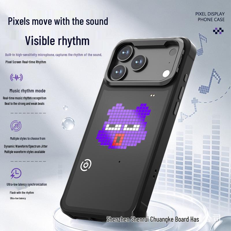 Apple-Compatible DIY LED Pixel Custom Animation Phone Case