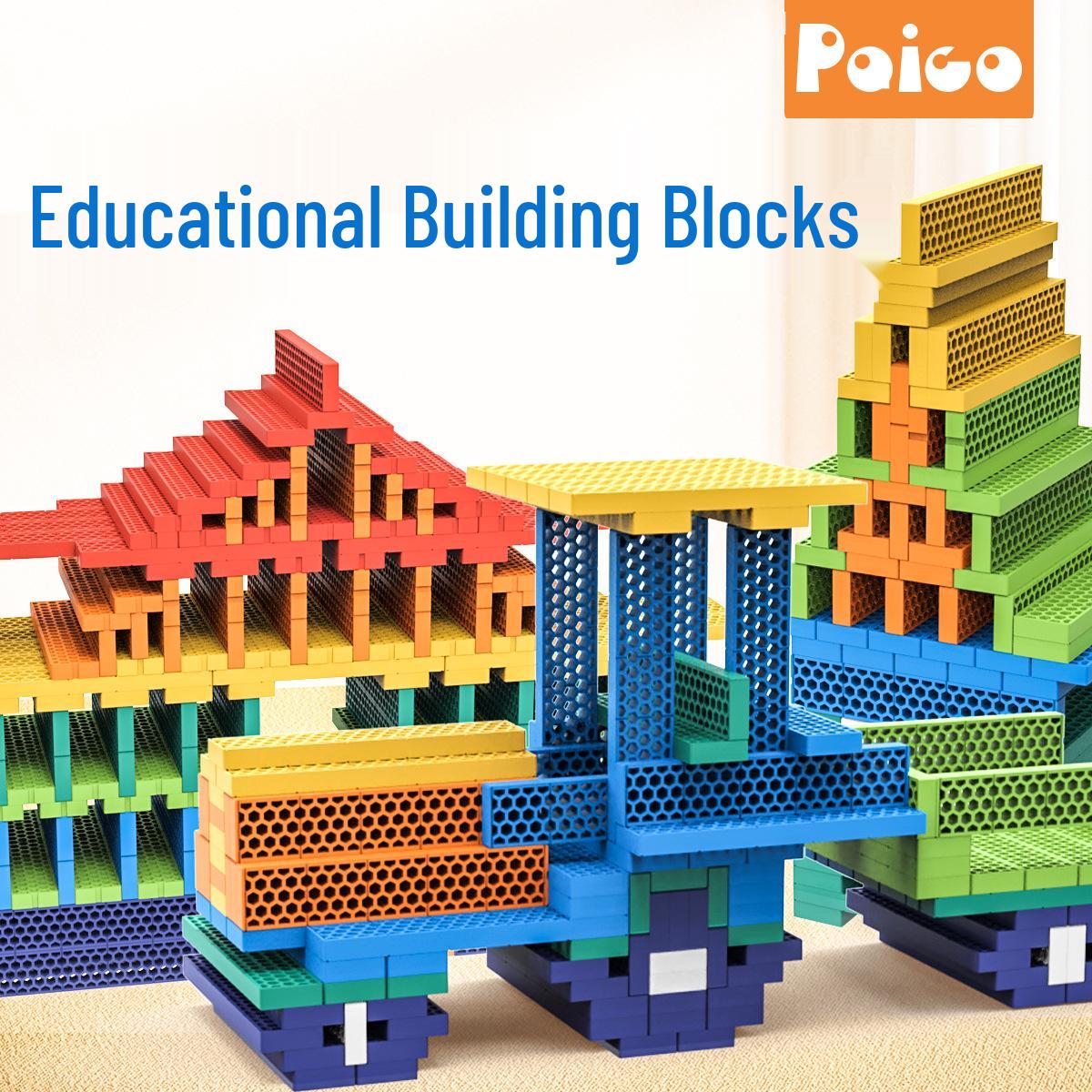 300-Piece Educational Honeycomb Building Block Set for Kids