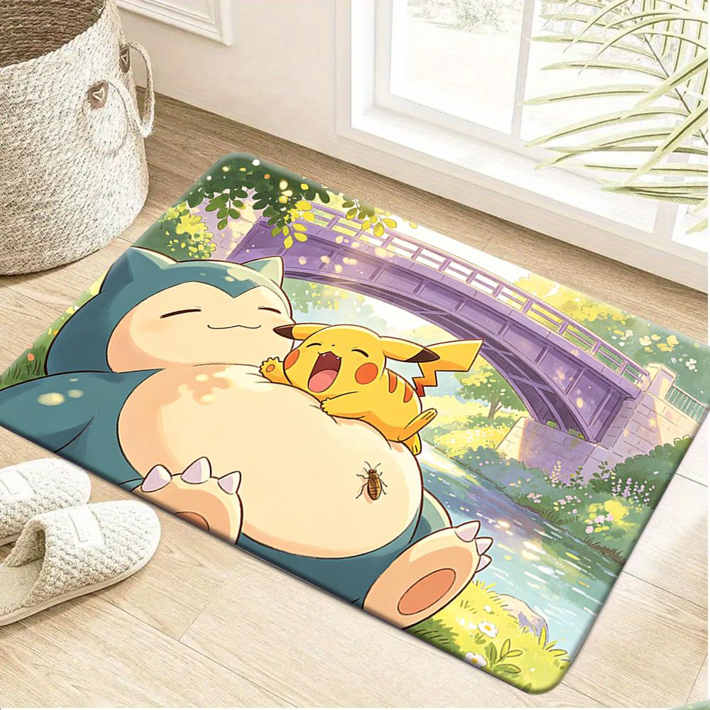 Pokemon Water Type Underwater Adventure Print Non-Slip Doormat, Absorbent Floor Mat for Home Decor 40x60cm(15x23 in)