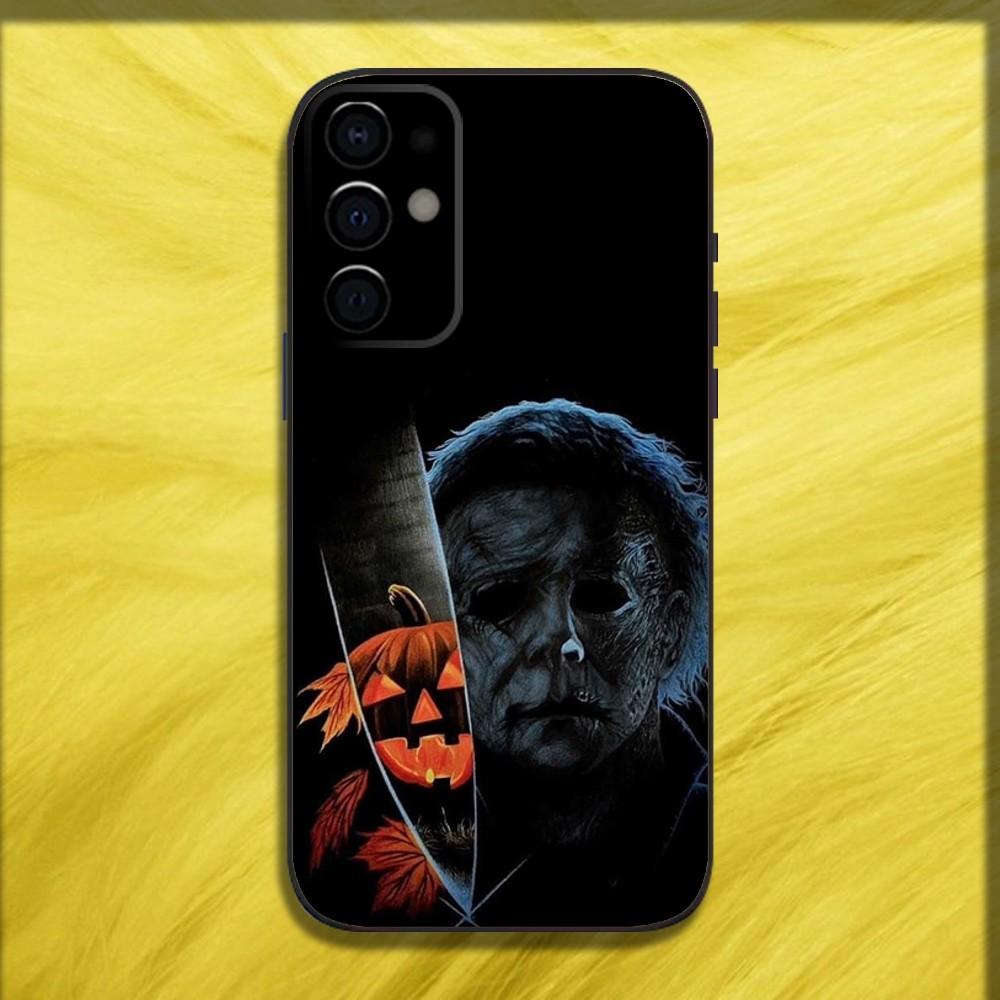 Halloween M-Michael Myers Phone Case For Samsung S24,S21,S22,S23,S30,Ultra,S20,Plus,Fe,Lite,Note,10,9,5G Black Soft Shell