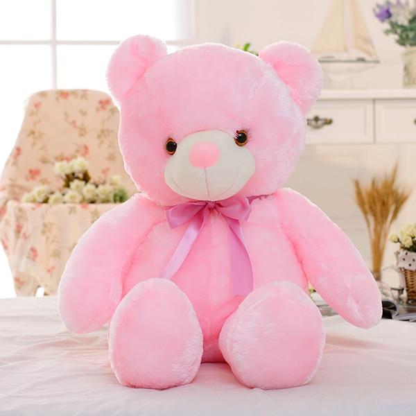 APUNOL Carillon Neonati, Peluche per Nanna, Luce Notturna Bambini Ricaricabile USB Regalo Neonate Giocattolo Teddy con Sensore di Pianto, Proiettore Stele e Rumori Bianchi