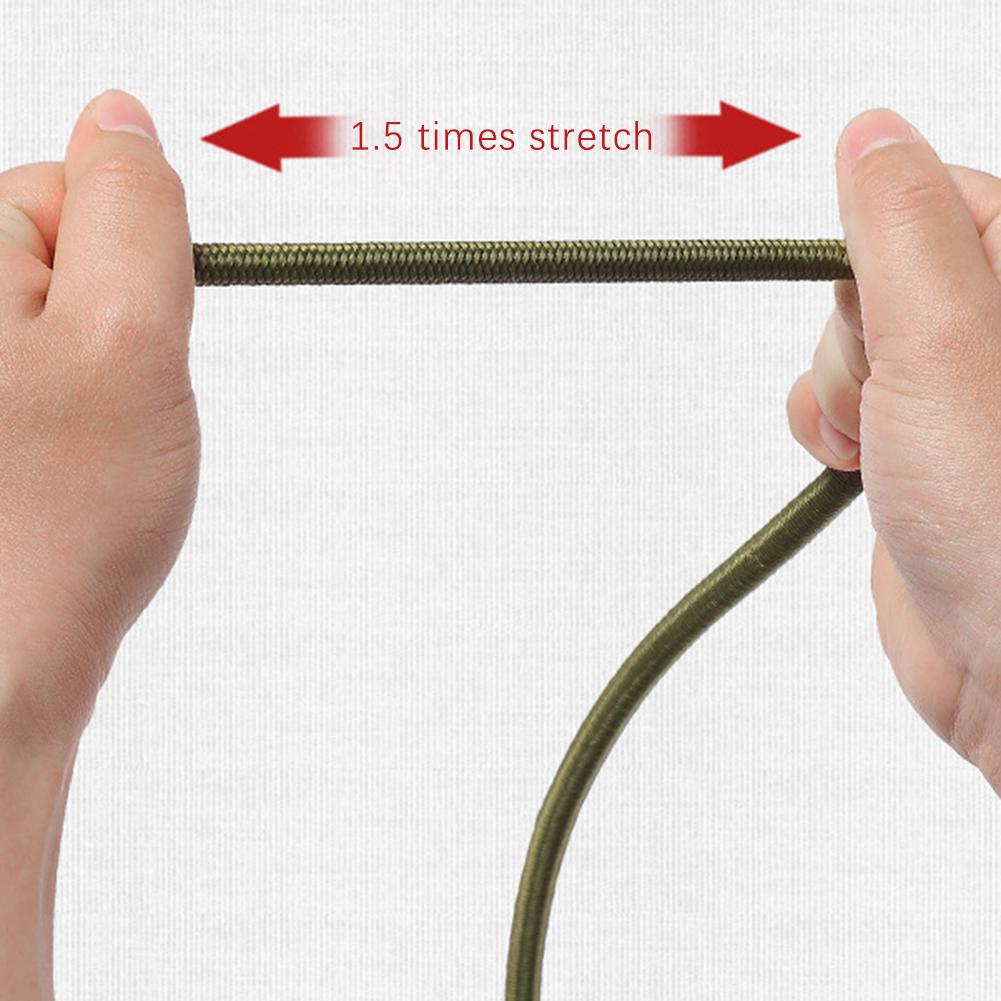 Elastic Strap with Hooks Rope Durable Tying Cargo Rack Luggage Packing Ropes Camping Outdoor Camping Hiking Parts Acssories