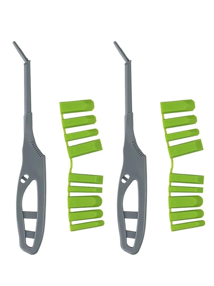 Silicone Caulk Smoothing Tool Kit 2pcs with Various Scraper Attachments
