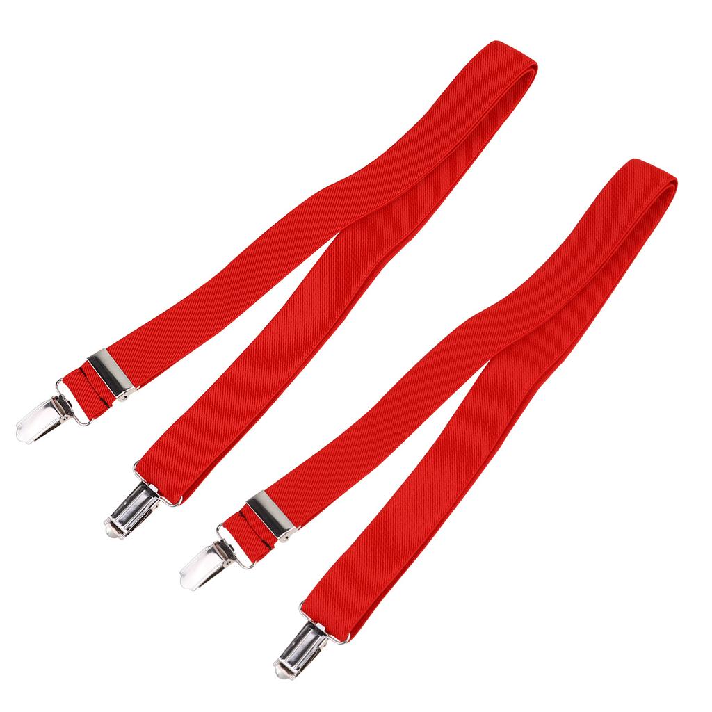 2pcs Children Adjustable Elastic Gloves Catcher Glove Clip Holder For Outdoor Winter Sports Mittens Clip Hat Hanger Red