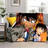 3D Detective Conan Anime Cartoon HD Blanket,Soft Throw Blanket for Home Bedroom Bed Sofa Picnic Travel Office Cover Blanket S#(6)