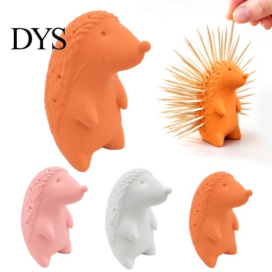Funny Kitchen Gadget for Dining Room 3D Printed Hedgehog Toothpick Holder, Cute Dispenser, Animal Statue Counter Tabletop Storage Container,