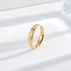 Korean Style Simple Retro Honeycomb Small Sequin Titanium Steel Ring Women's Cold Style High-end Trendy Ring