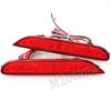 2PCS LED Rear Bumper Reflector Light For Nissan Leaf Pathfinder Rogue X-Trail X Trail JX35 QX56 Qashqai 2014- Tail Brake Lamp