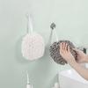 Chenille Hand Towel with Hanging Strap Highly Water Absorbent Soft Superfine Fiber Thickened Reusable Kitchen Bathroom Cleaning Wipe Towel