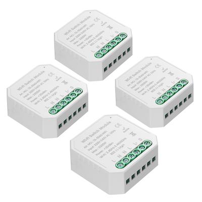 Tuya MINI DIY One Way Smart Switch Small Body APP Remote Control WiFi Switch Timer Light Switch