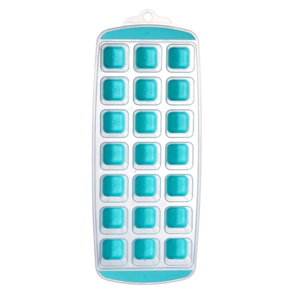 21 Grid Ice Cube Tray Silicone Mold Square Ice Cube Tray Mold Ice Cube Maker Non-toxic Durable Bar Pub Wine Ice Blocks Maker