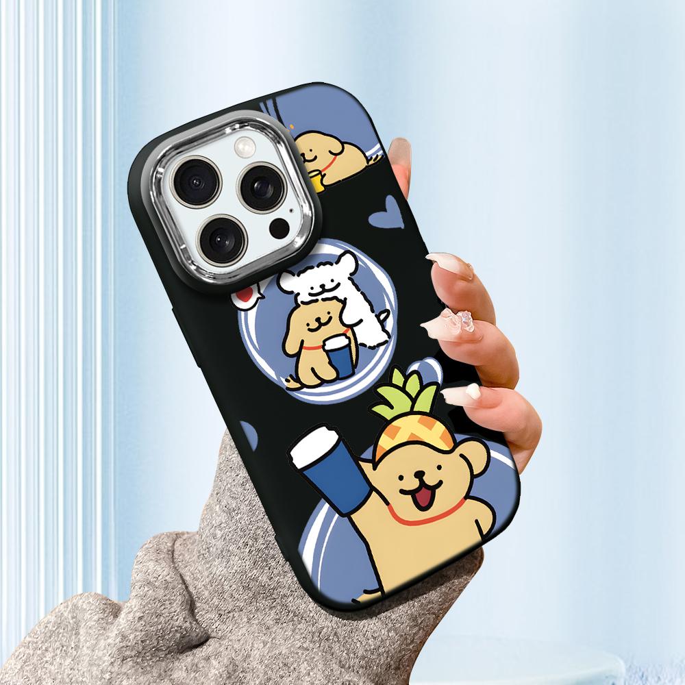 Solid Color Silver Edge Lens Fatty Casing Soft TPU Liquid Silicone Cover Shockproof Phone Case for Huawei Honor iPhone Infinix Tecno Vivo