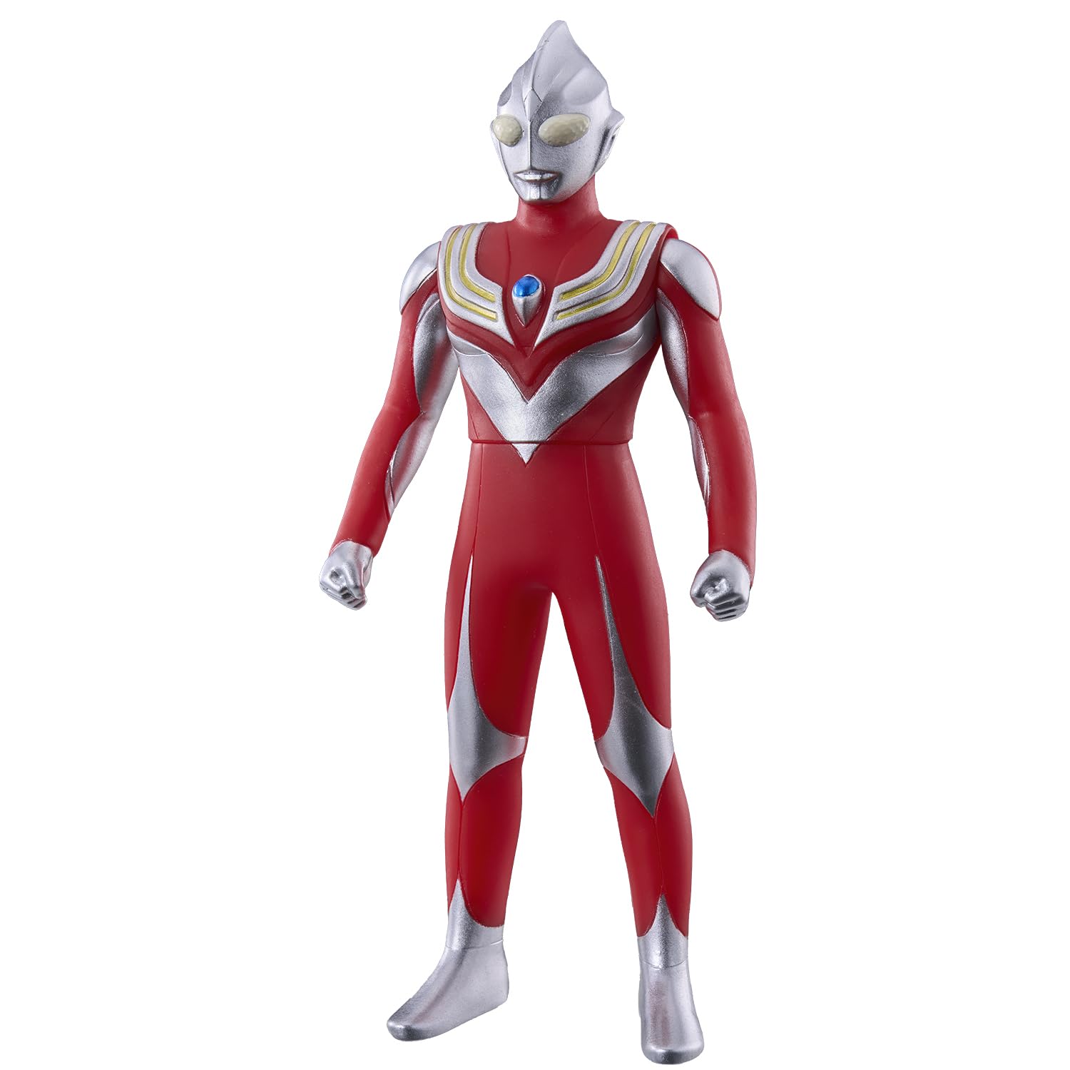 Bandai Ultra Hero Series 116 Ultraman Tiga Power Type Action Figure Suitable for Ages 3 and Up