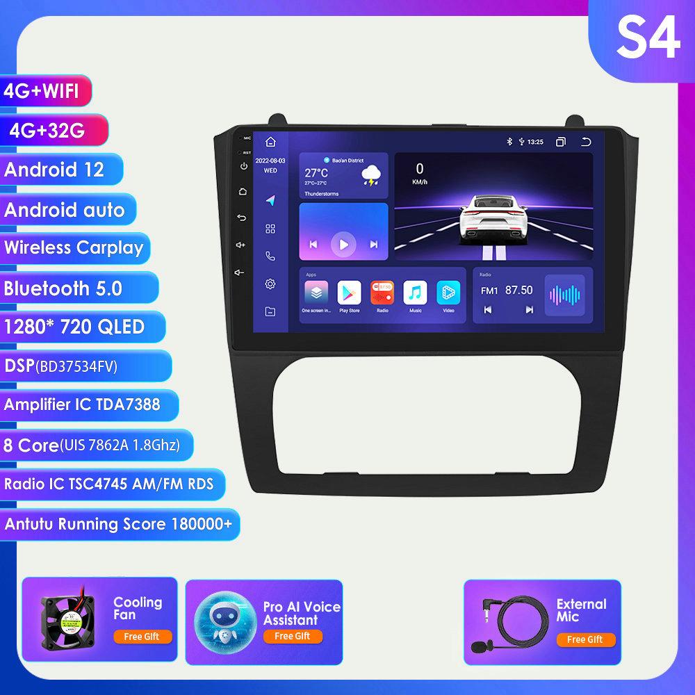 

Carplay 4G-LTE Радио 2 Din Android 12 Автомобильный мультимедийный плеер для Nissan Altima Teana GPS-навигация WIFI DSP 9 дюймов 2din AutoRadio SWC Интеллектуальный экран S4 8Core 4G 32G AI