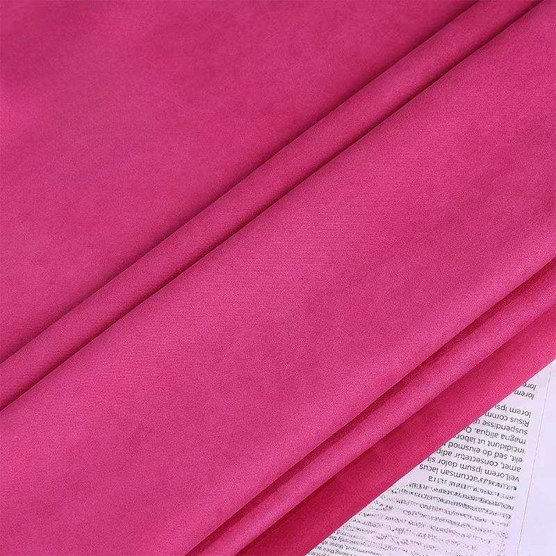 100x150cm Soft Matte Frosted Velvet Suede Fabric Transverse Micro Elasticity Women's Clothing Hats Designer DIY Sewing Fabric