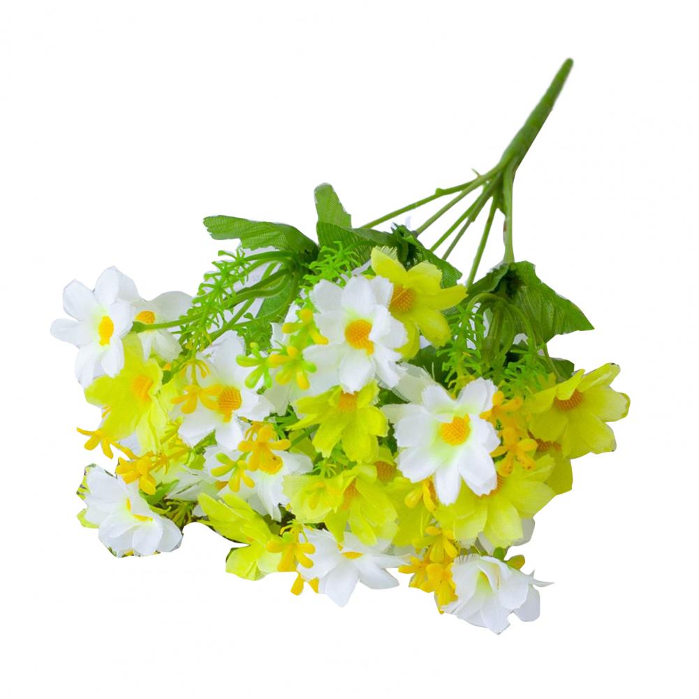 Artificial Flower Bouquets Artificial Flowers Decor Elegant Silk Floral Bouquet for Wedding Party Home Decor Realistic Fake