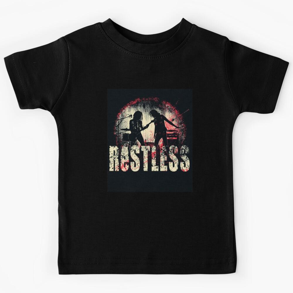 Restless Rock Energy - Grunge Indie Concert Illustration Kids T-Shirt 150