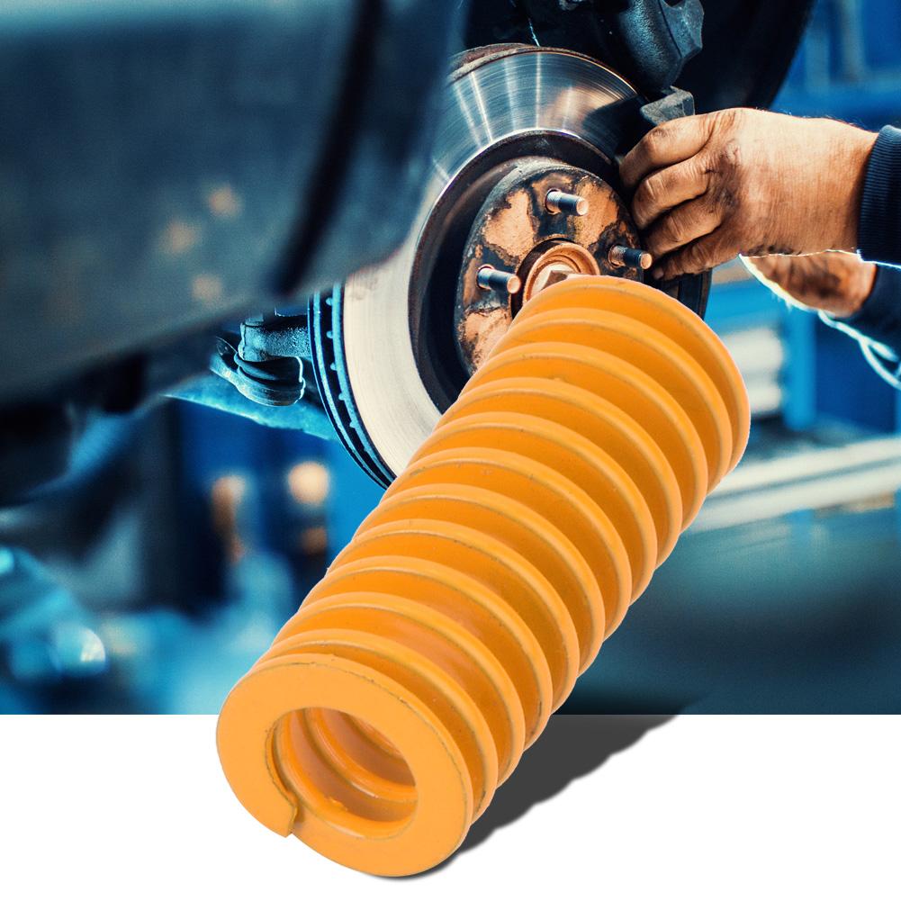 2pcs OD 10mm ID 5mm High Accuracy Steel Yellow Less Light Load Mould Die Spring (TF10*70mm)