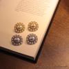 Vivienne Westwood Diamant Halskette & Ohrstecker Set – Modisches Pavé-Design