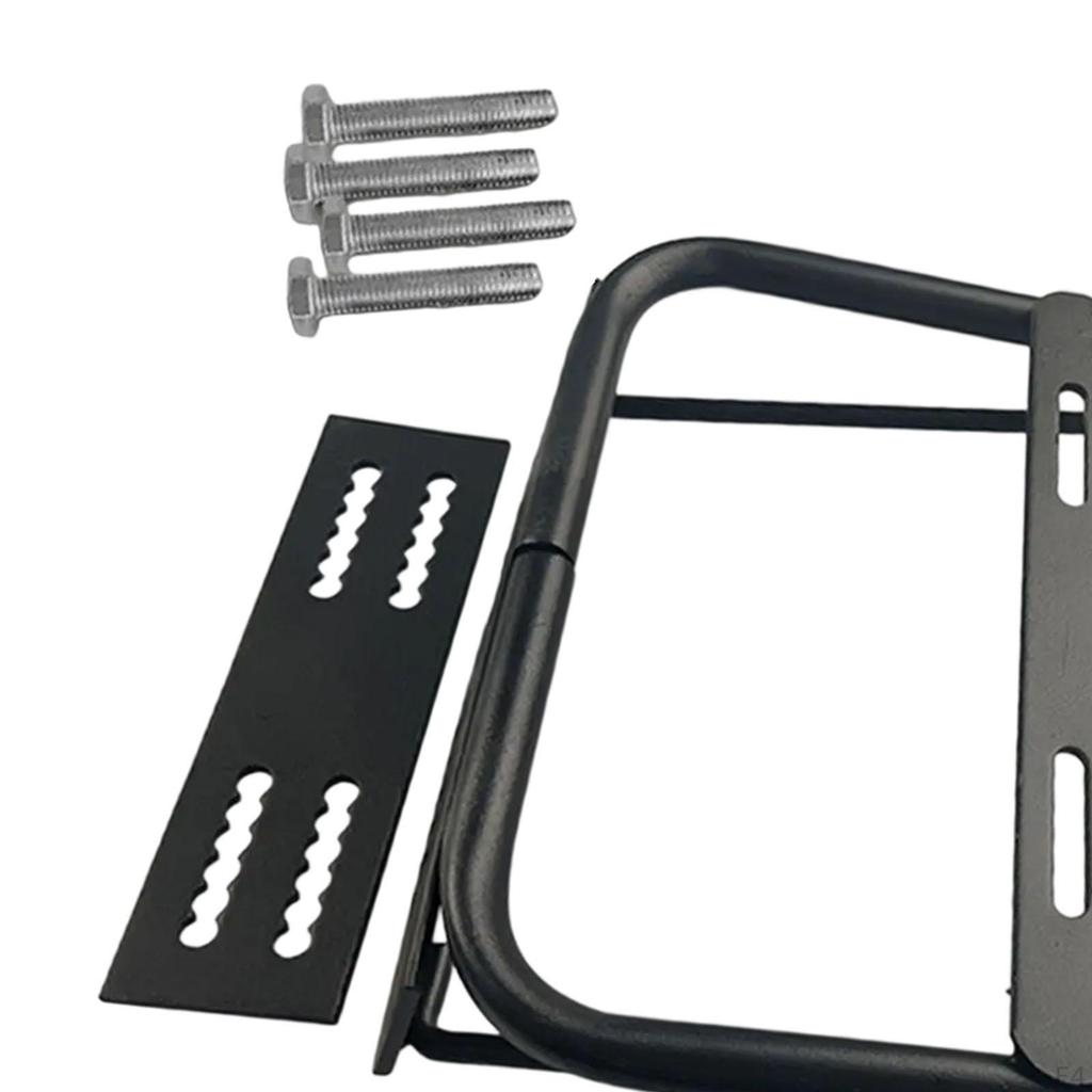 E-Bike Gepäckträger hinten Montagehalterung Ersatz Einfach zu installieren Verlängerung Verlängert