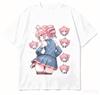 Kasane Teto Cotton T-shirt New?Model Shirt Personality Clothes Year Round Clothing Short Retro