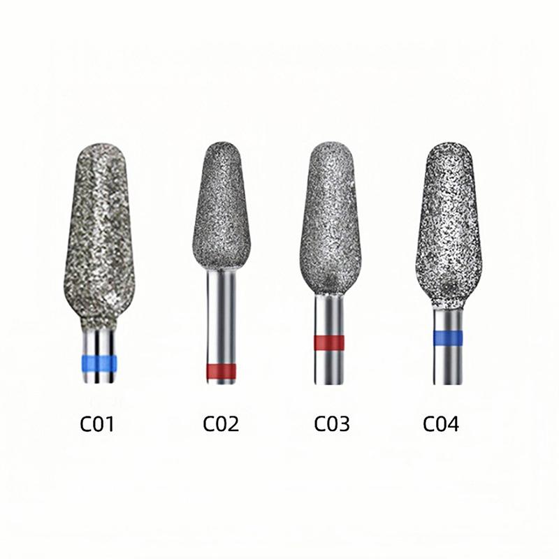Diamond Nail Drill Bit Mill Cutter All For Manicure Machine Bit Tools Accessories Cuticle Clean For Removing Nail Gel