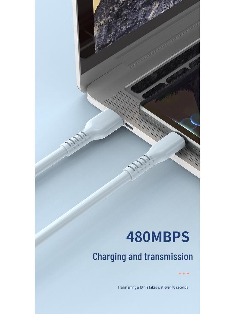 Thickened 120W Liquid Silicone 6A Android Fast Charging Cable - Super Fast Charge