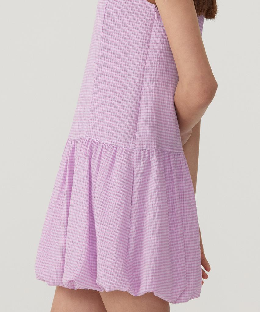 Covernat Woman Balloon Sleeveless Dress Light Purple