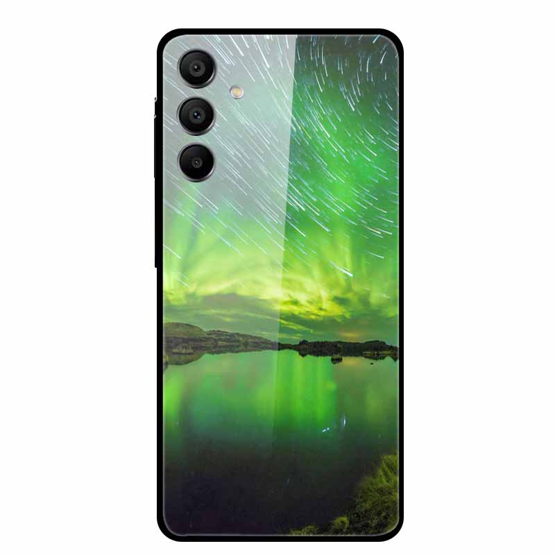 Tempered Glass Case for Samsung Galaxy A16 5G Back Cover Hard Case for SamsungA16 Phone Case Fundas Cool Protective Cute Bumper