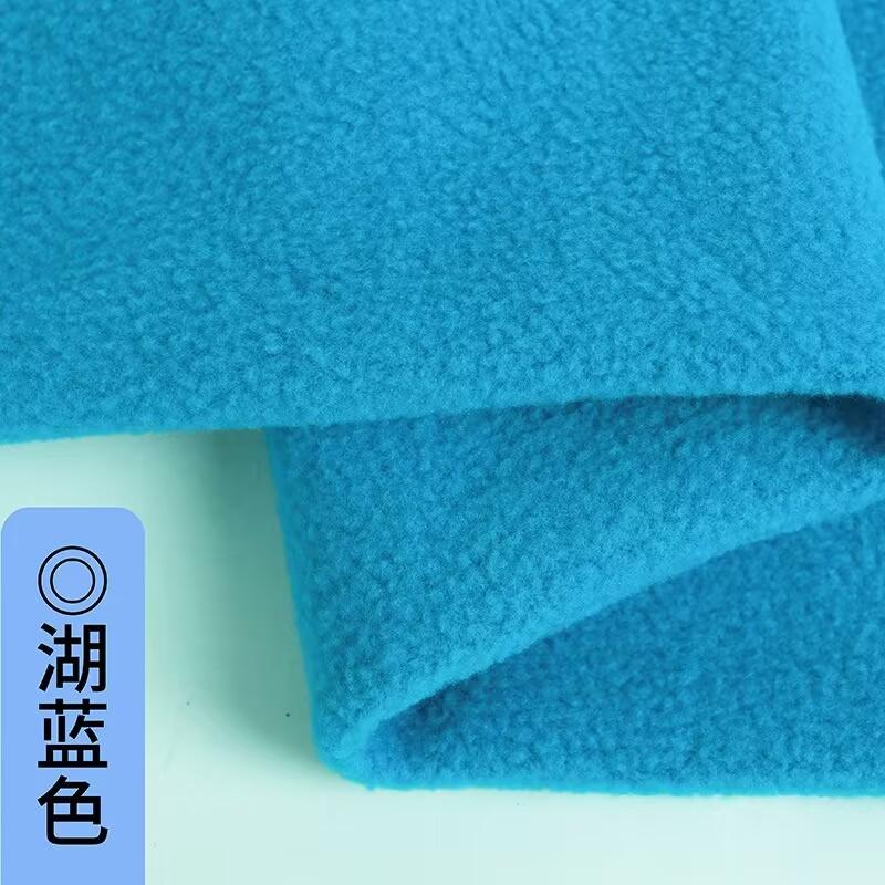 Polarfleece Tykt Stoff Kort Plysj Korallfleece Dukkestoff DIY Håndlaget Søm Høst Vinter Kåpe Klær Sjal Fôrstoff