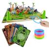 Indoor Throwing Trap Children'S Interactive Toy Storage Plastic Collar Dinosaur Animal Model Set