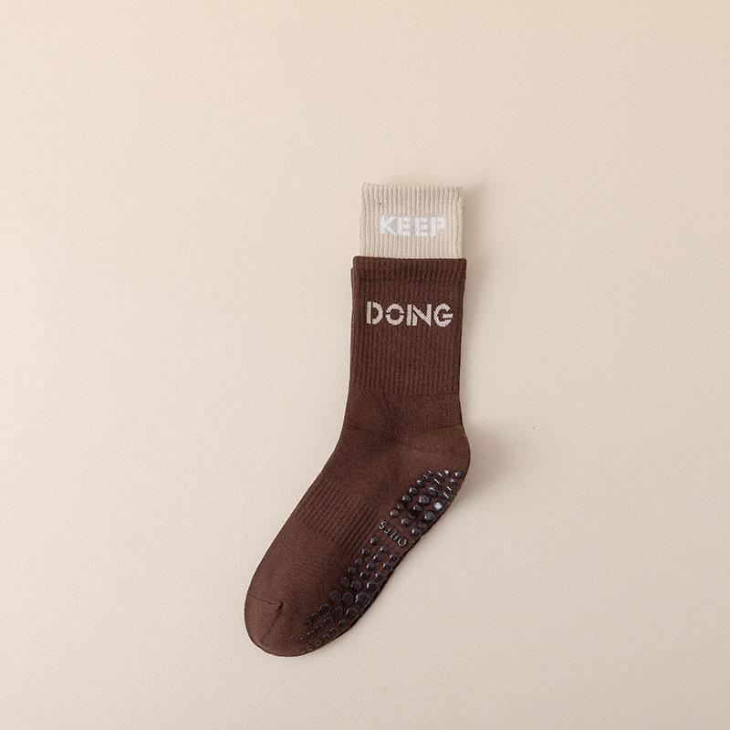 Yoga Socks, Women's Pants, Fitness and Sports, Yoga Anti-slip Socks, Thickened Fake, Two Pieces, Skipping Rope and Dancing Socks