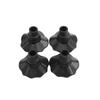 4Pcs Folding Table Chair Foot Caps Non-Slip Wear-Resistant Table Leg Protector Covers for Camping Folding Table Moon Chair