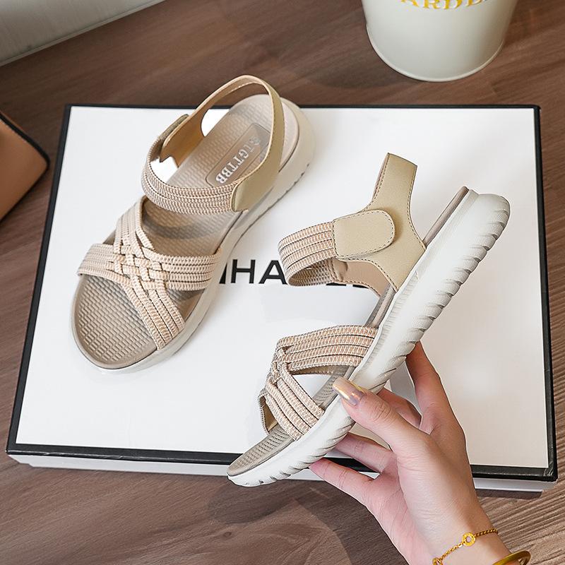Women's Sandals 2026 Summer Fashionable New Sport Style Sandals Lightweight Comfortable and Casual Large Size Sandals Platform