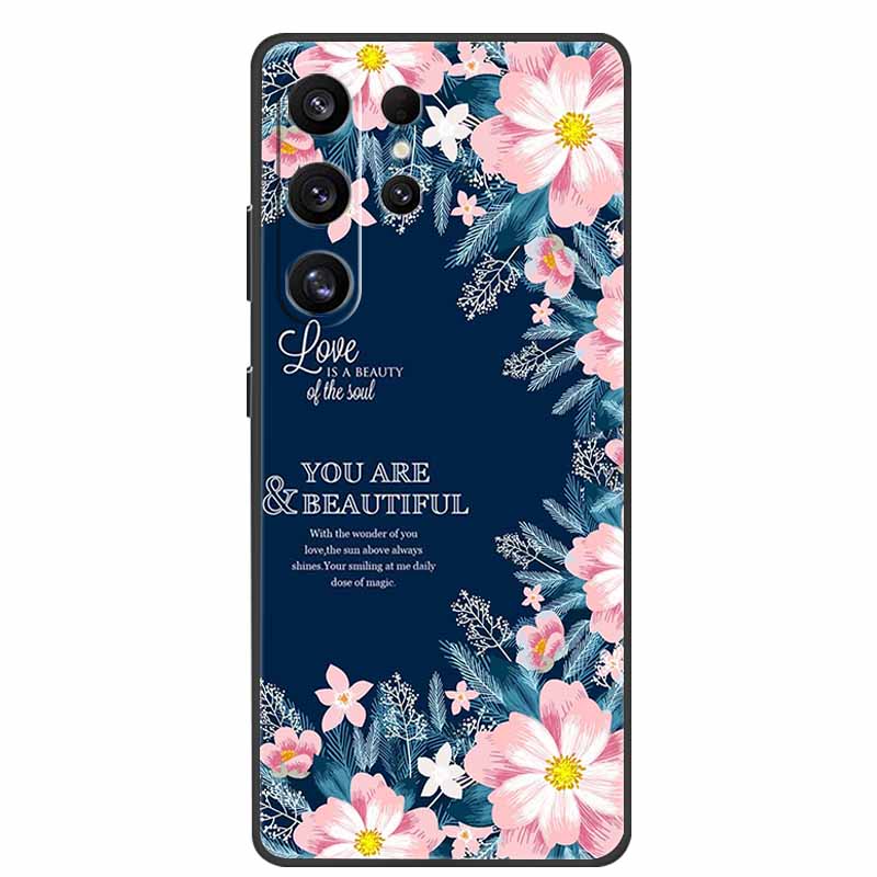For Samsung Galaxy S26 Ultra Case Luxury Soft Silicone TPU Phone Cover for Samsung S26 Ultra S26Ultra 5G Cartoon Protective Case
