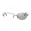 New Metal Semi-Rimmed High-Definition Photochromic Myopia Glasses Unisex Fashionable Trendy Versatile Eyewear 0 To -4.0