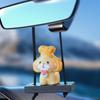 Swinging Animal Car Ornament Resin Auto Interior Dog Decoration Cute Truck Rearview Animal Ornament For Adding Fun To The Car
