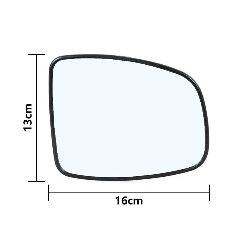 Car Side Mirror Lower Bottom Base Cover Cap Rearview Mirror Lens Glass With Heated For Honda Fit Jazz Shuttle GK5 2014-