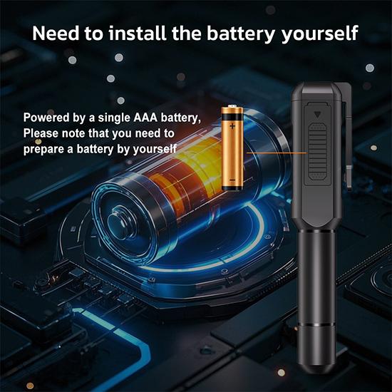 Automotive Brake Fluid Diagnostic Tool DOT 3.0/4.0/5.1 Compatible Brake Oil Detection Pen Support for Automotive Maintenance