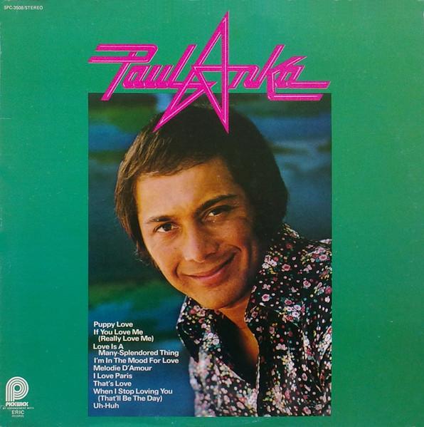 

LP Record PAUL ANKA - Paul Anka SPC3508 PICKWICK US Pop Used