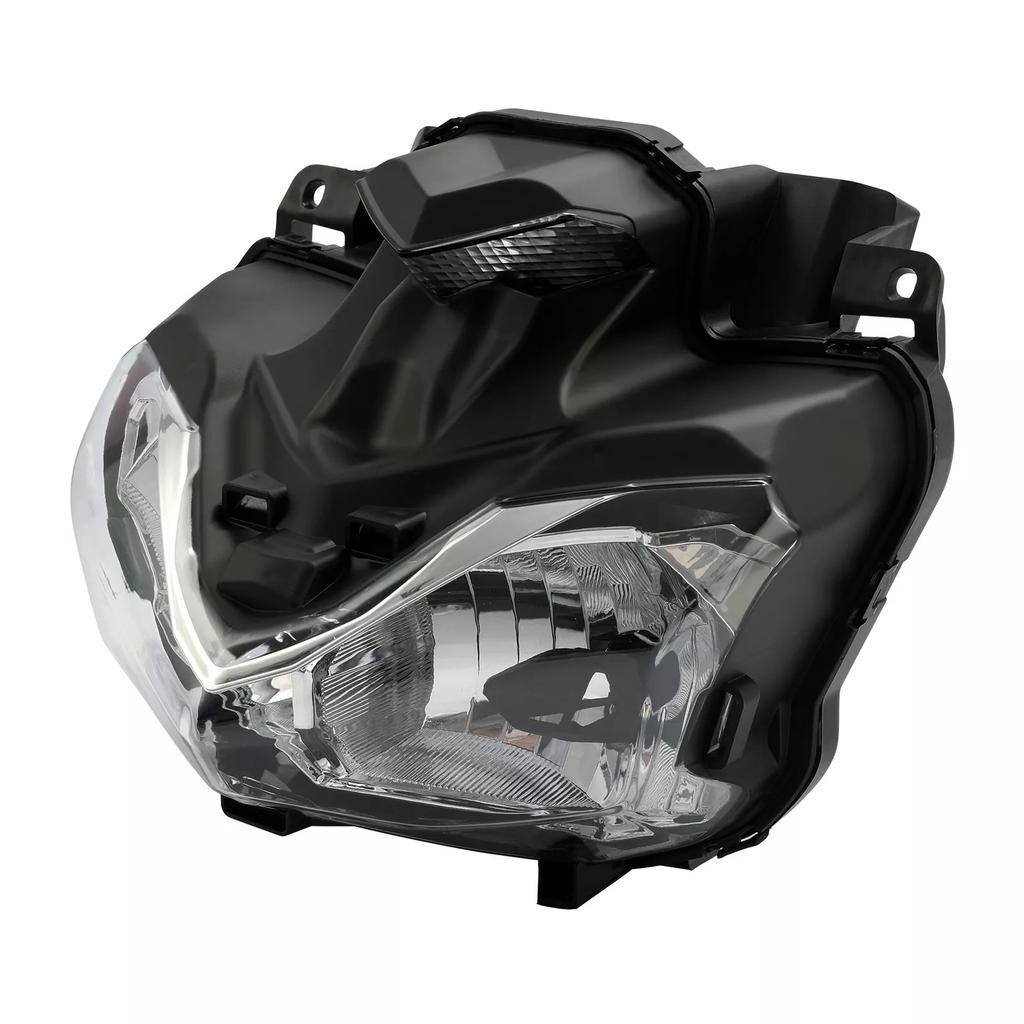 Motorcycle Front Headlight Lamp Assembly Clear Lens For Kawasaki Z900 Z 900 2017-2019