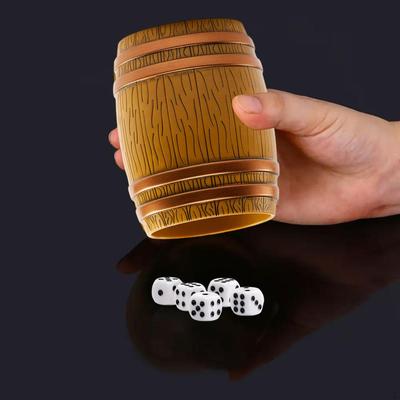 Vaso Sacudidor de Dados Cubo de Entretenimiento Forma de Accesorios Profesionales Suministros para Fiestas para Noche de Juegos