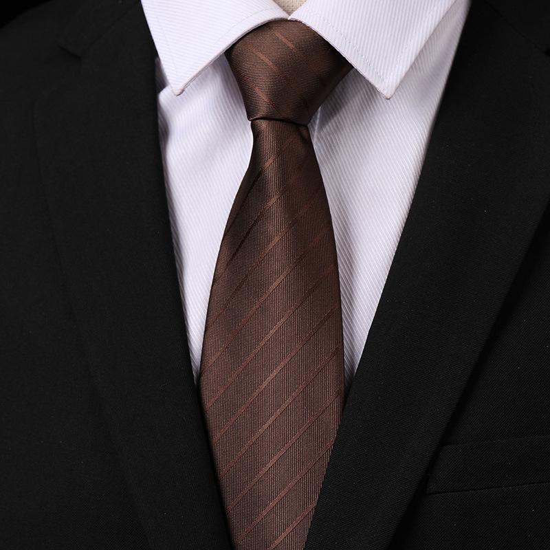 Fashion Versatile Casual Men And Women Retro Hong Kong Style Business Dress Groom Wedding Korean Version 8Cm Hand-Patterned Tie