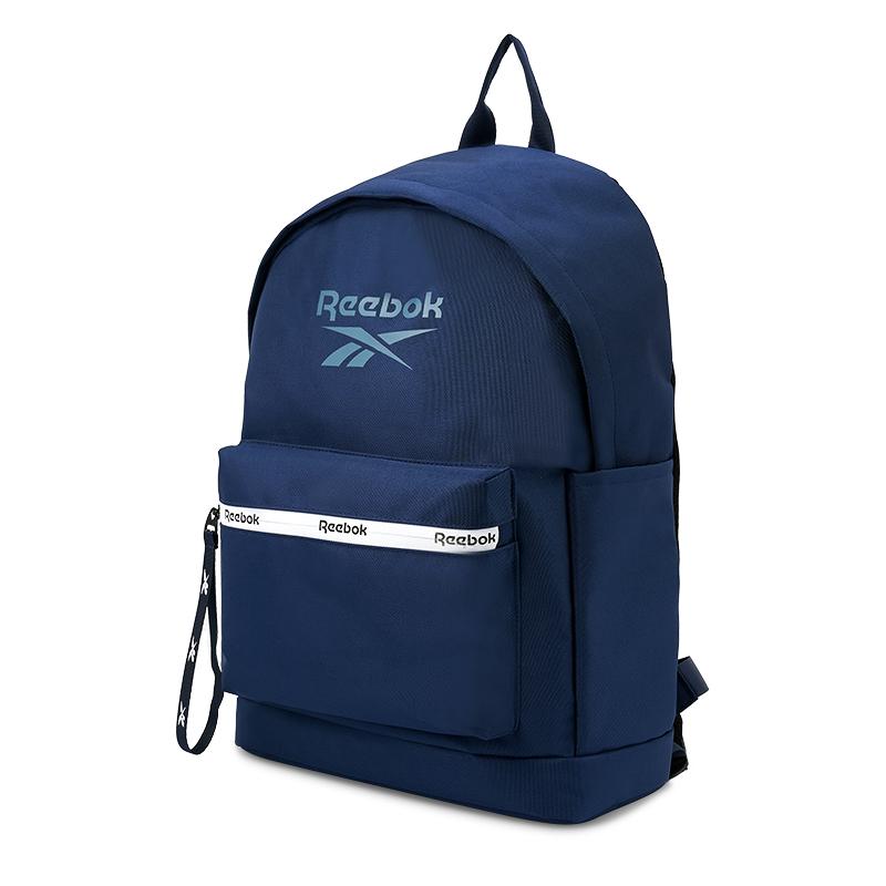 New Reebok Fabric Computer Backpack Regular Unisex Light Gray/Navy Blue/Black/Light Pink/Ecru RB230016M