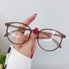 Korean Style Computer Eyewear Round Frame Eyeglasses Women Eyeglasses Anti Blue Light Glasses