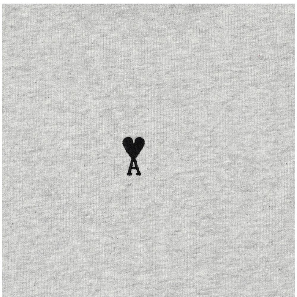 Ami Crop Women S Hoodie Small Heart Logo fSw767 730 0951