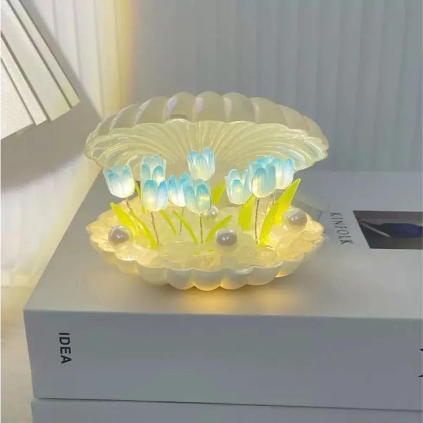 

Small Night Light Desktop Atmosphere Light DIY Handmade Material Package Creative Gift One Size фіолетовий